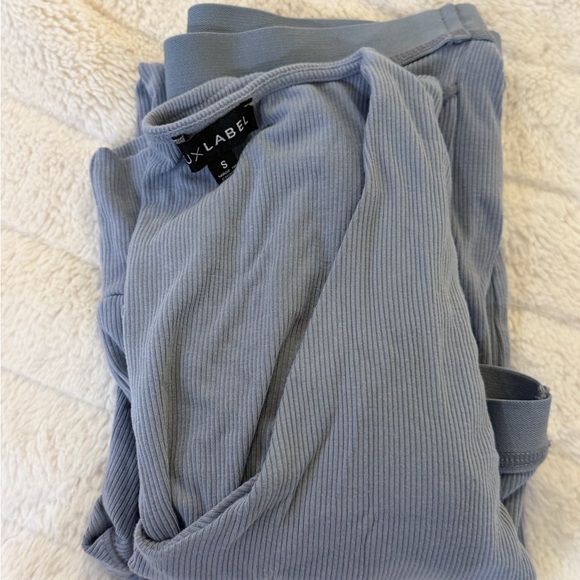 Jlux Label Gray Ribbed Lounge Set - Picture 5 of 5